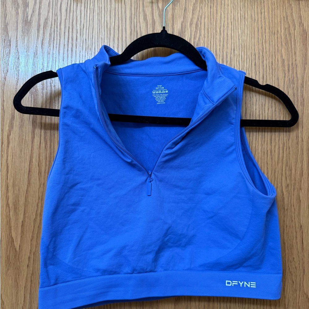 DFYNE Blue Women's Tank Top